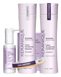 Volumizing Shampoo, Conditioner, and Regrowth Treatment Bundle with Biotin, Keratin, and Minoxidil Spray A3367