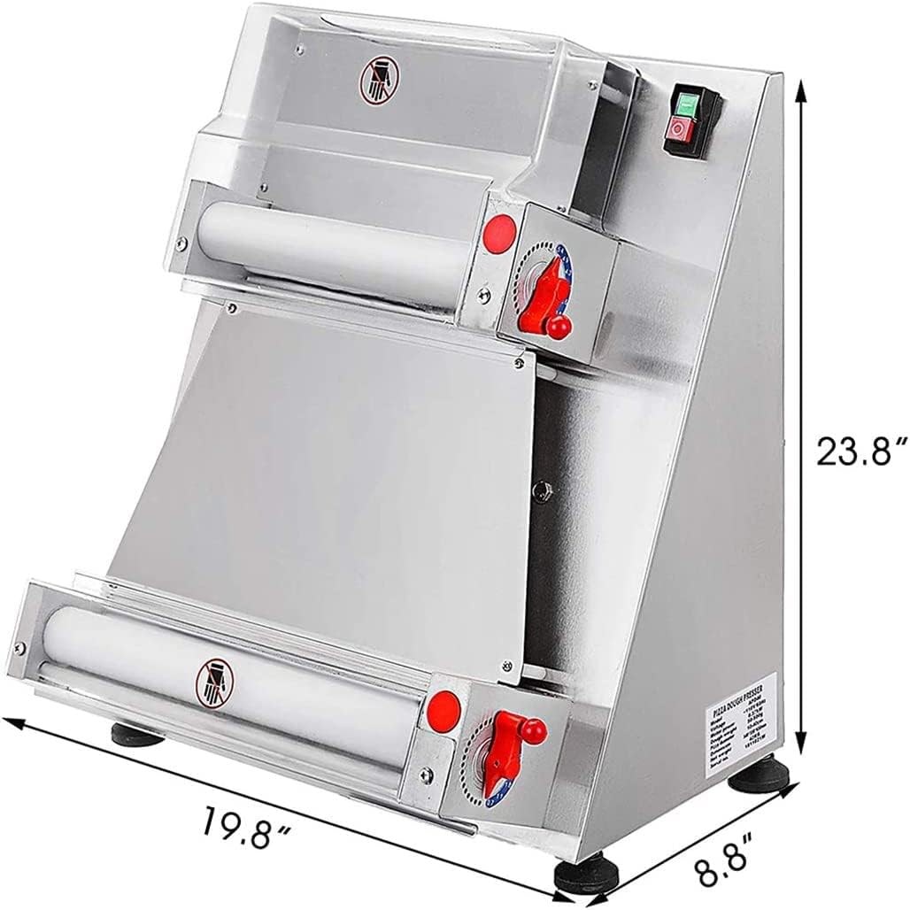 Pizza Press, Automatic Pizza Dough Roller Machine, Commercial Dough Sheeter Maker D9993