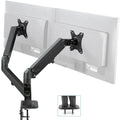 Black Dual Monitor Desk Mount Stand for 17 to 27 inch Screens K593924