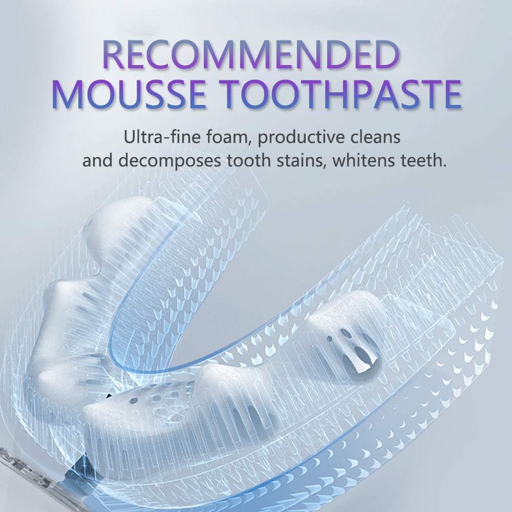 U Shaped Automatic Toothbrush with Wireless Charging A267381