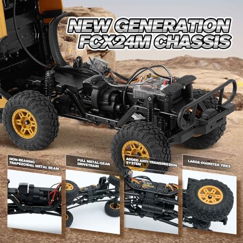 1/24 RC Crawler RTR FCX24M Licensed 4WD Rock Truck Mini Off Road Vehicle S229