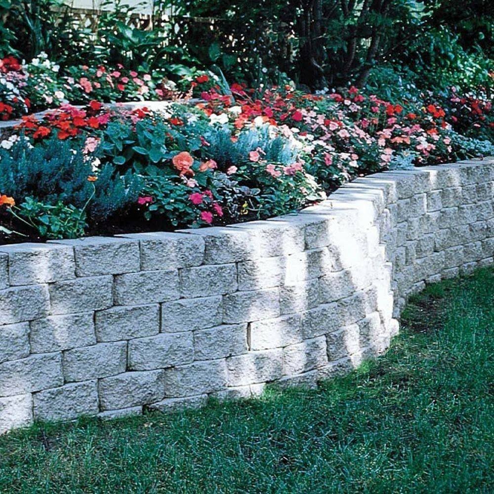 Landscape Retaining Wall Block 4 in. x 11.75 in. x 6.75 in. Textured Y2462