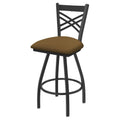 Swivel Counter Stool with Pewter Finish K25894