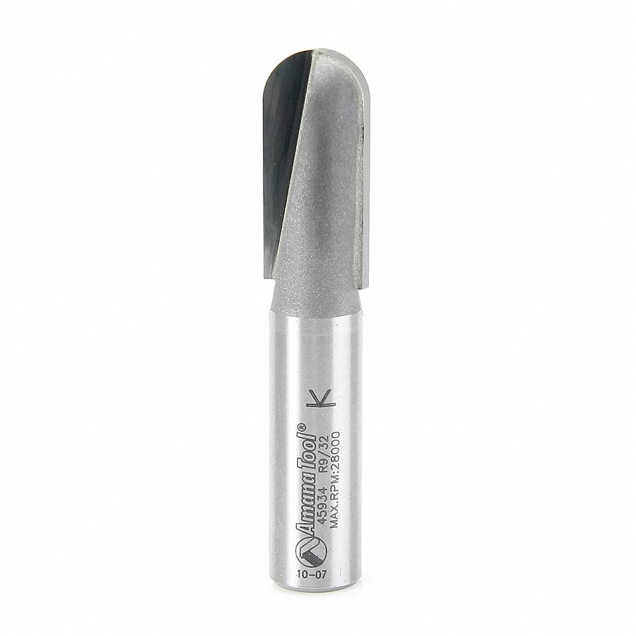 Carbide Tipped Core Box 9/32 Radius x 9/16 Dia x 1/2 inch Shank P305