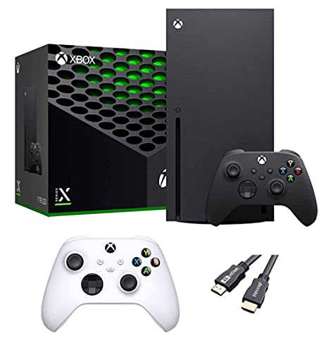 1TB SSD Black Gaming Console with Two Wireless Controllers and HDMI Cable I498497