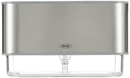 Stainless Steel Soap Dispensing Sponge Holder and Stainless Steel Soap Dispenser I310450