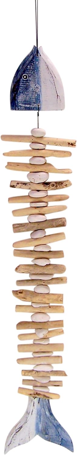 Wooden Fish Bone Wall Art 43 Inches V210