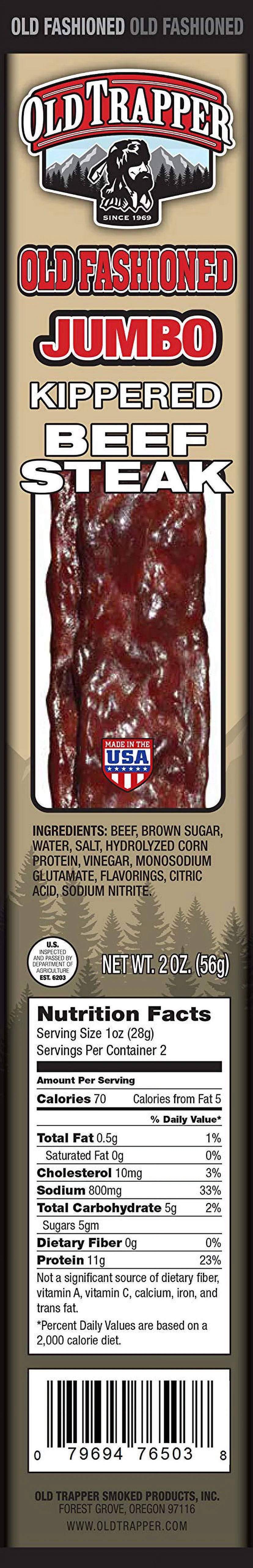 2 Ounce Pack Of 12 Smoked Beef Steak Y2878
