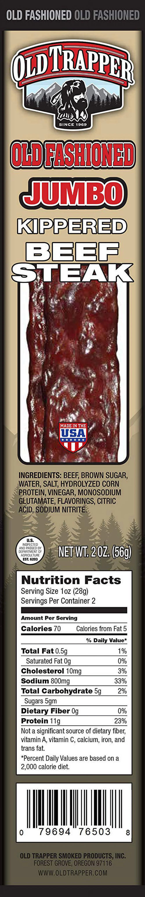 2 Ounce Pack Of 12 Smoked Beef Steak Y2878