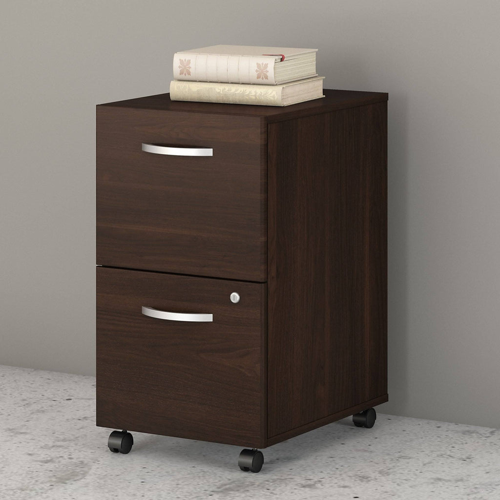 Black 2 Drawer Mobile File Cabinet R81978