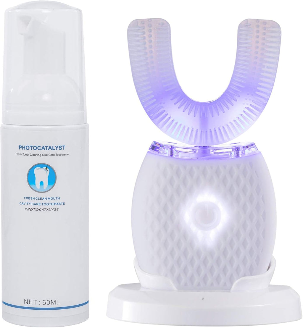 U Shaped Automatic Toothbrush with Wireless Charging A267381