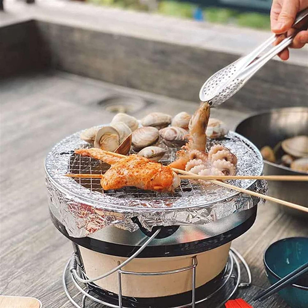 Japanese Ceramic Clay Charcoal BBQ Hibachi Grill Z967179