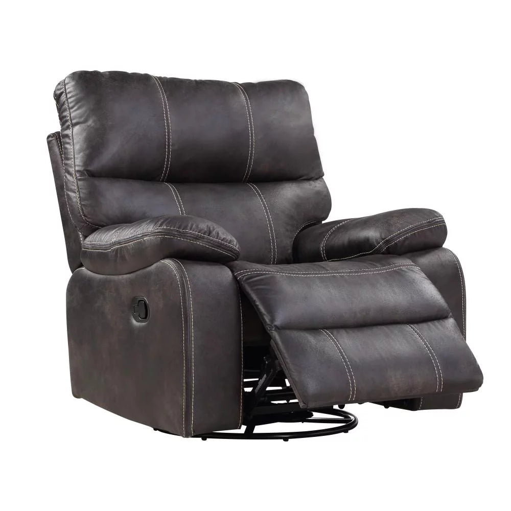 Dark Gray Swivel Reclining Glider G300