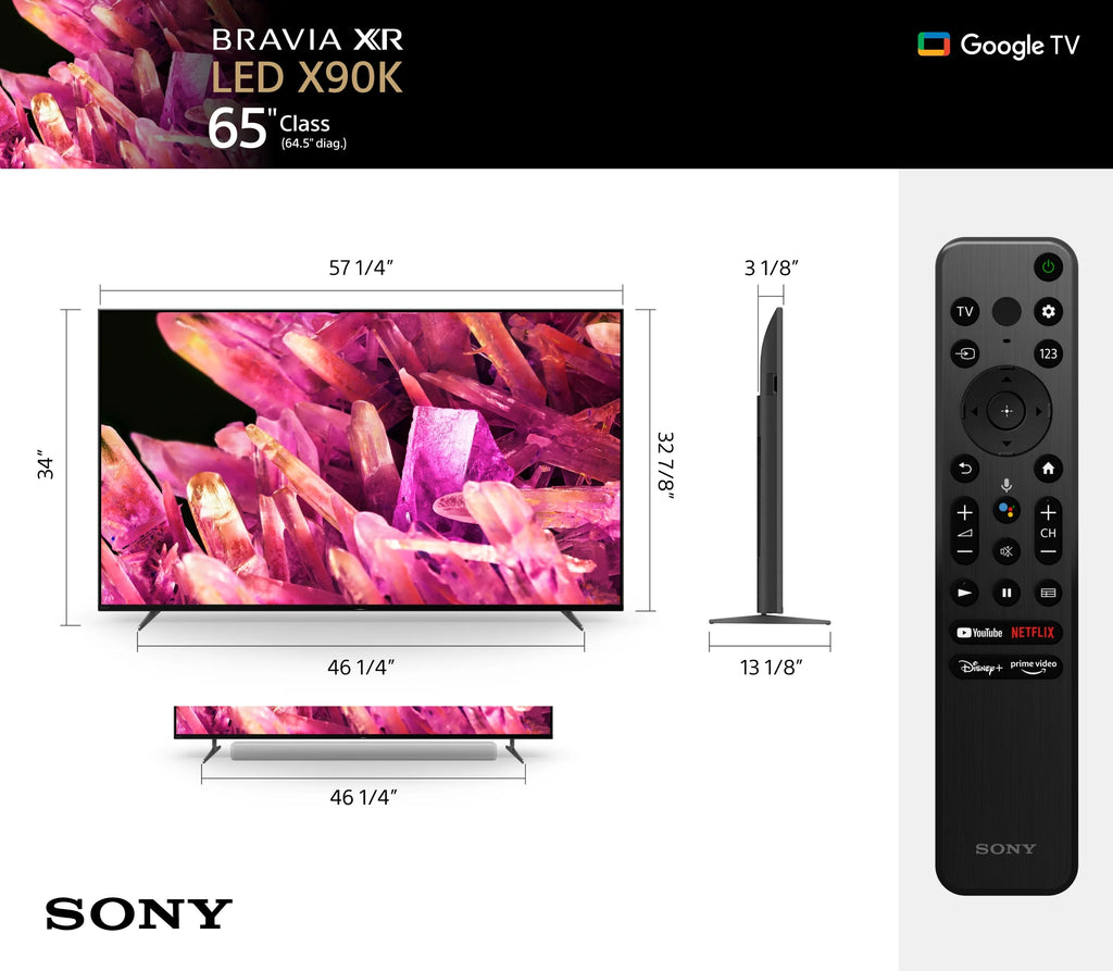 65” Class 4K HDR Full Array LED Smart Google TV I848