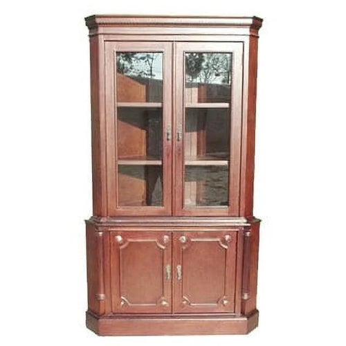 2 Door Mahogany Wood Corner Cabinet P116984