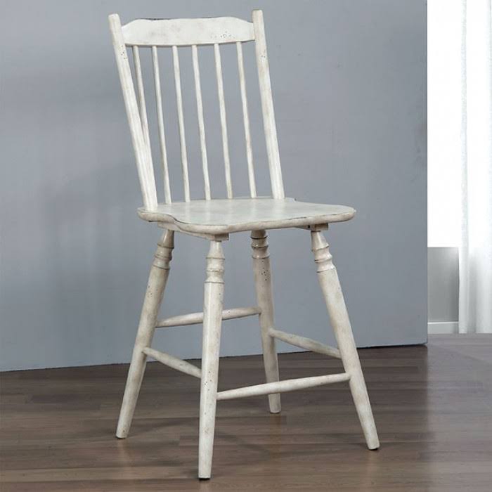 Antique White Counter Height Table V1474