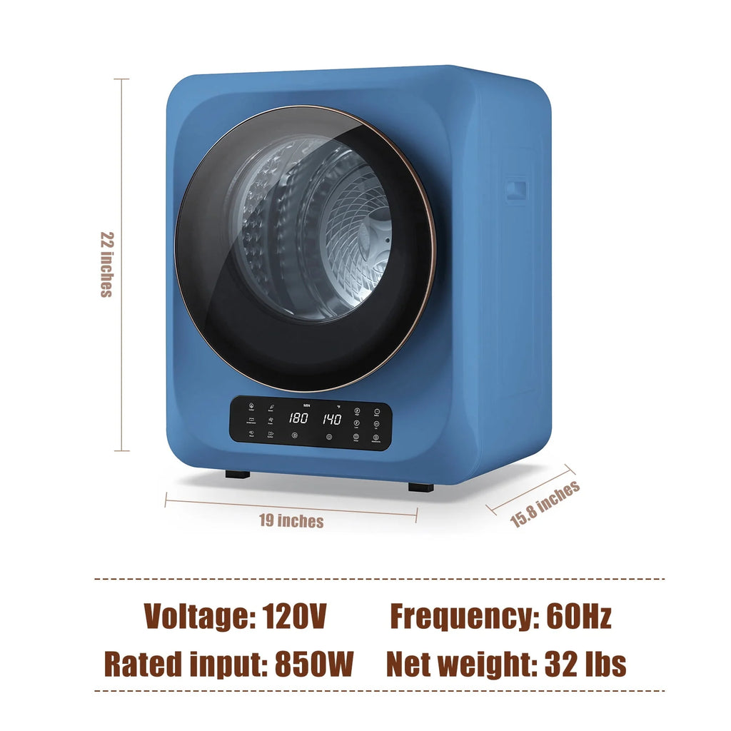 850W 1.6 Cu.ft. Electric Portable Dryer K4527