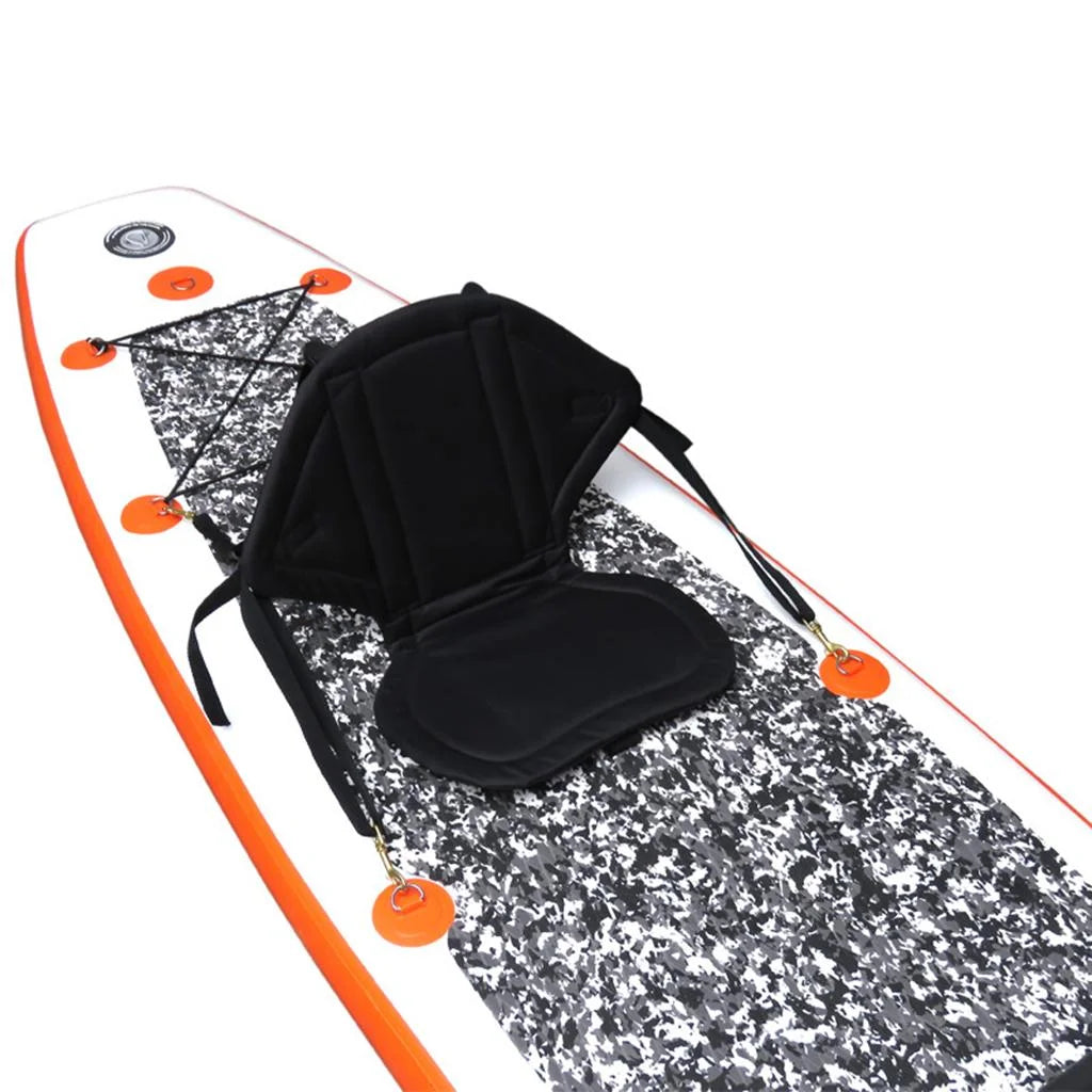 Padded Kayak Boat Seat with Storage Bag and Adjustable Straps B112