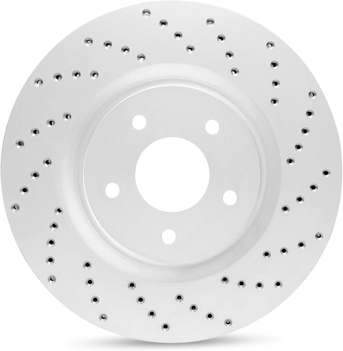 Carbon Series Cross Drilled Brake Rotors with Ceramic Brake Pads C24763