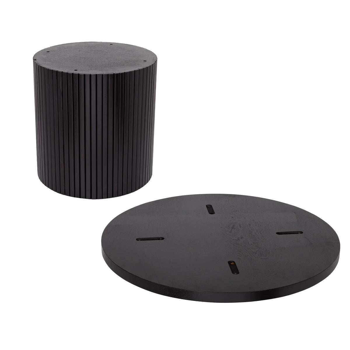 Black Round Coffee Table X582