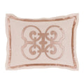Linen Medallion Envelope Closure Sham R35418