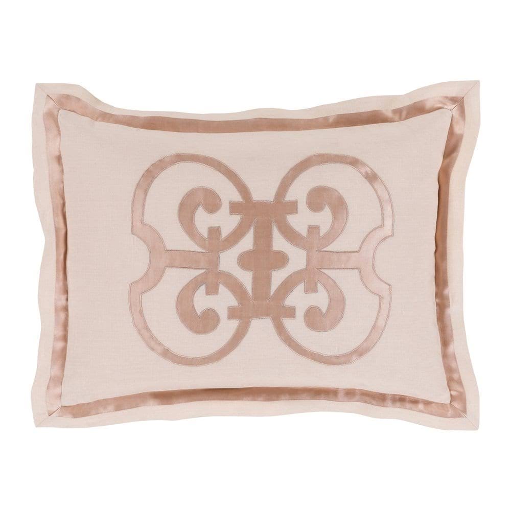 Linen Medallion Envelope Closure Sham R35418
