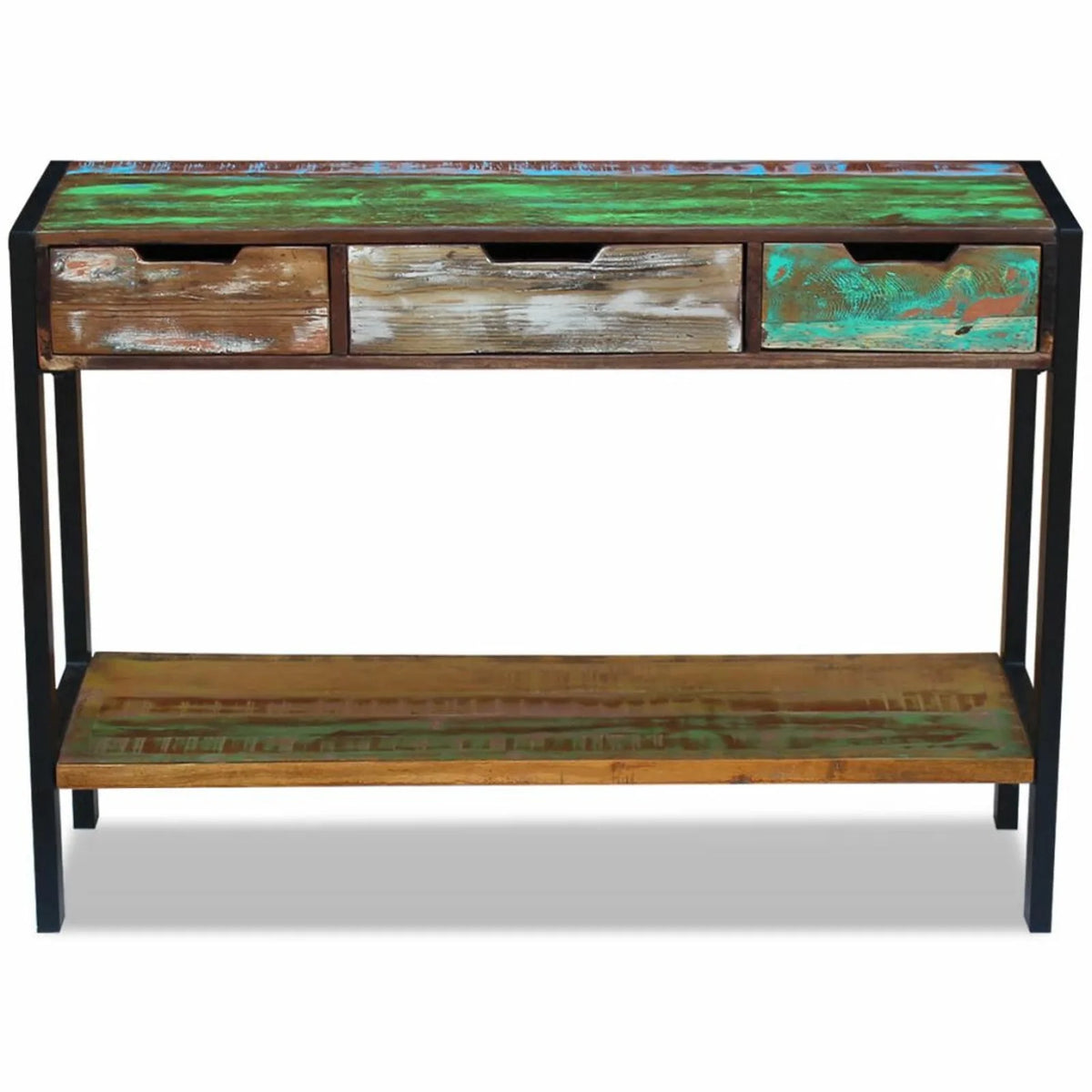 3 Drawer Solid Reclaimed Wood Sideboard W970771