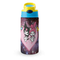 Stainless Steel Vacuum Insulated Water Bottle with Straw O24515