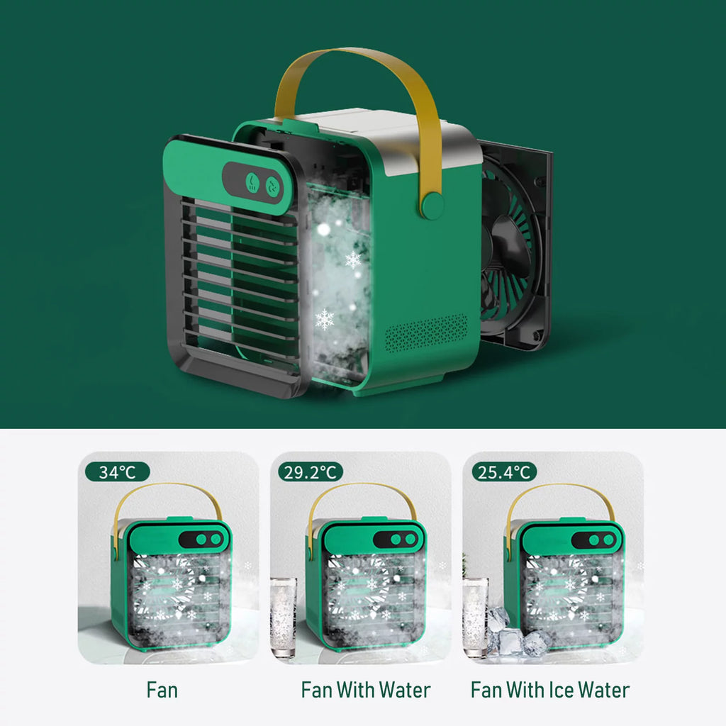 Air Conditioner Fan 180mL 3 Speeds USB Air Cooler L412185