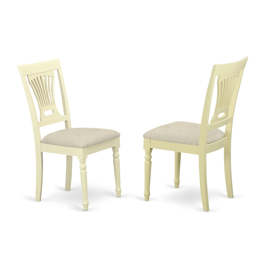 3-piece Dining Set with Linen Seat in Cherry B731