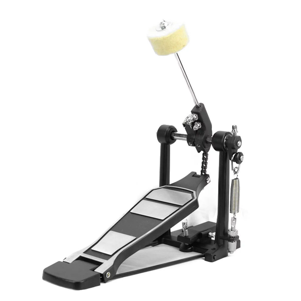 Drum Set Pedal with Drum Wool Beater D2112