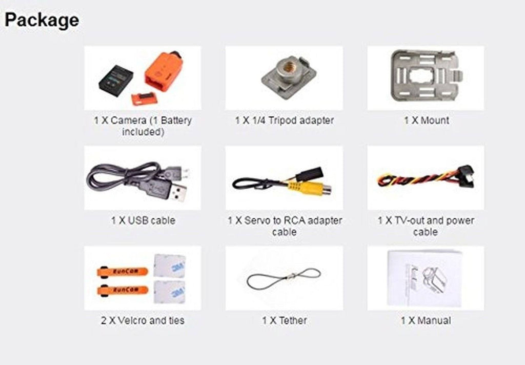 Orange 4.0 MP Action Camera G763015