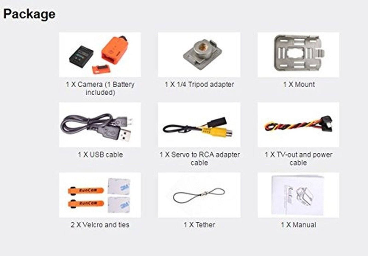 Orange 4.0 MP Action Camera G763015