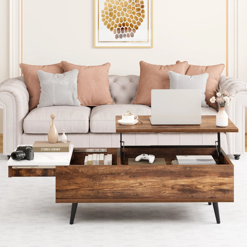 Lift Top Coffee Table with Storage Box E9640