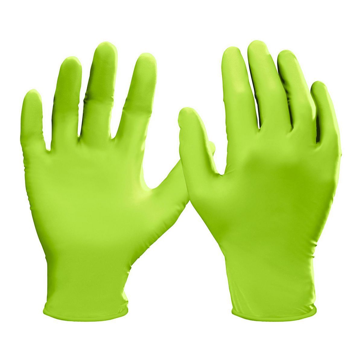 Green 5 mil Nitrile Powder-Free Gloves, 100-Pack, Large I95782