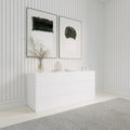 White 6 Drawer Dresser X68633