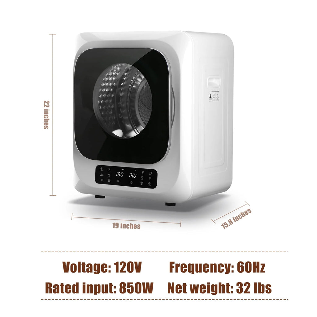 850W 1.6 Cu.ft. Electric Portable Dryer K4527