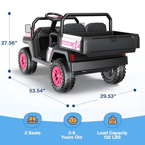 12V 2-Seater Ride on Car with Remote Control Y7971