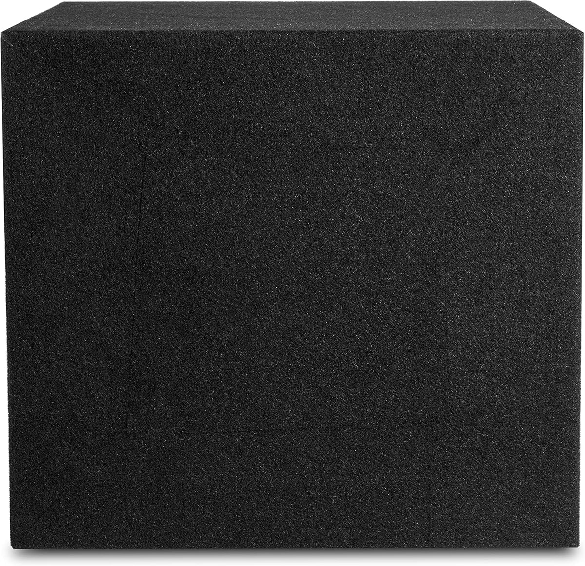 Single 12” Sealed MDF Black Carpeted Subwoofer Enclosure Pack of 2 O543131