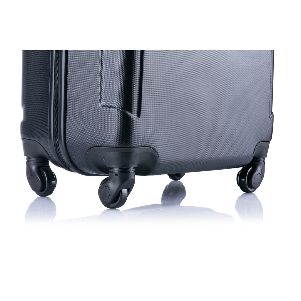28" Hardside Lightweight Luggage with Spinner Wheels, Black E344