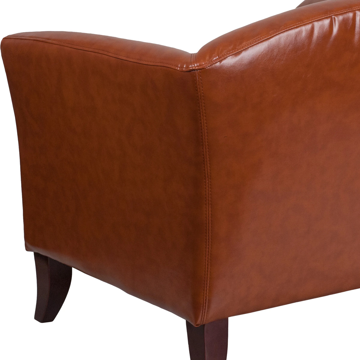 Cognac LeatherSoft Chair W18397