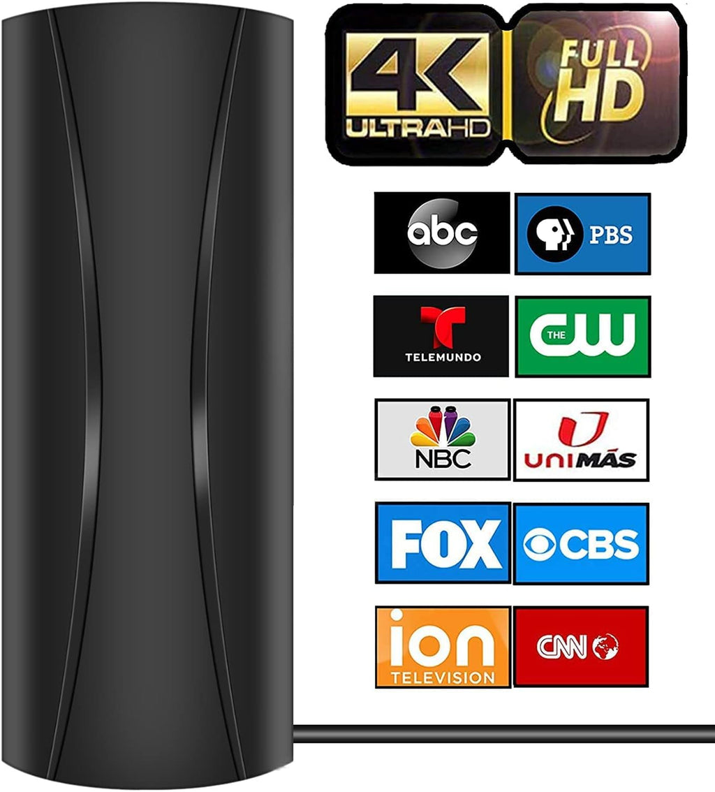 HD Digital TV Antenna Indoor/Outdoor with 32ft Coax Cable J12109