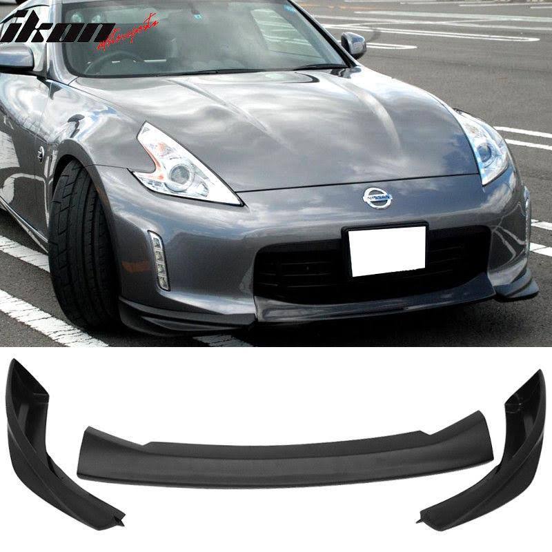 Black Front Bumper Lip Spoiler W1025