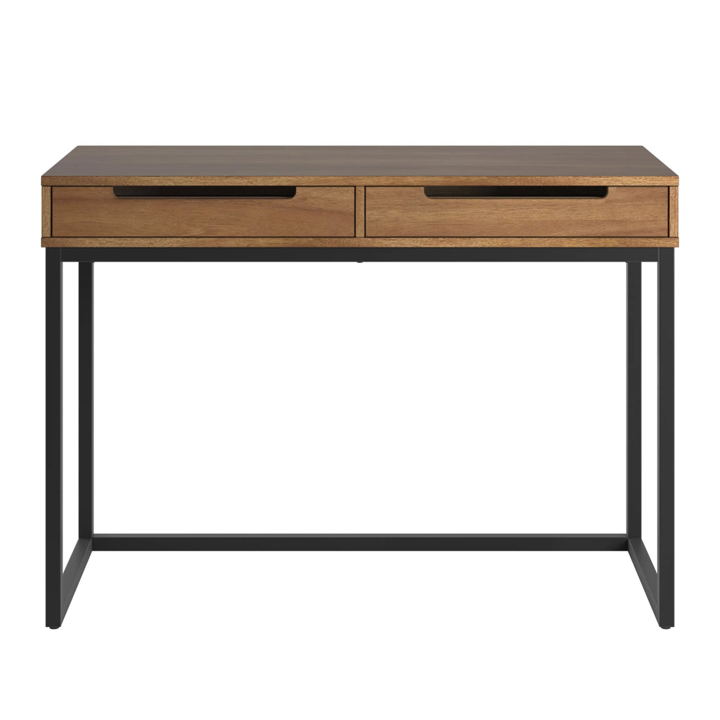 Cherry Finish 2-Drawer Desk X4694