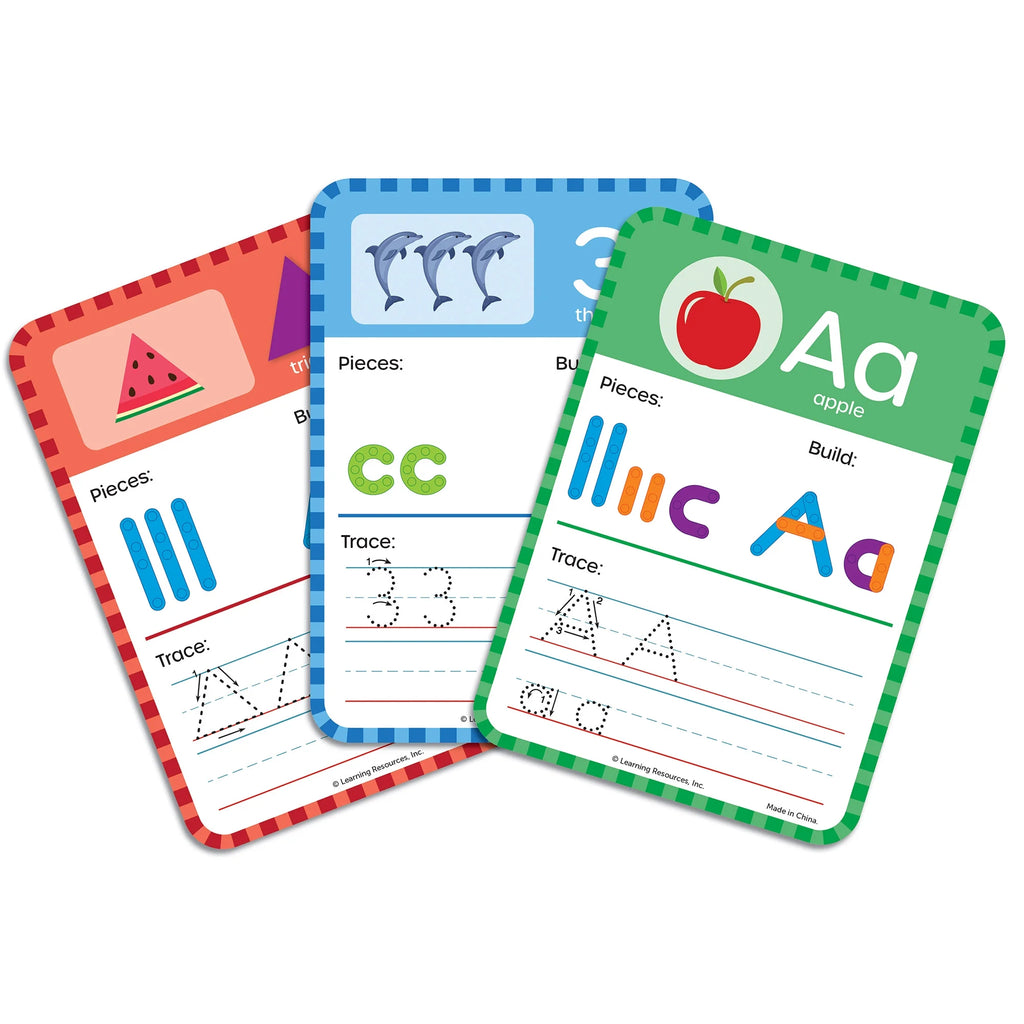 Kindergarten Letter & Number Maker - 60 Pieces Math Games R5268