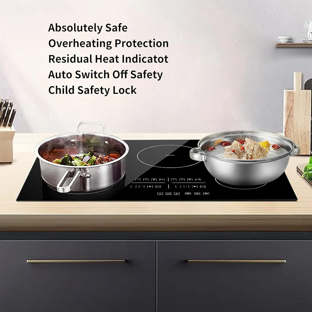 Induction Cooktop 30 Inch Electric Smoothtop Cooktop with 4 Boost Burner P69049