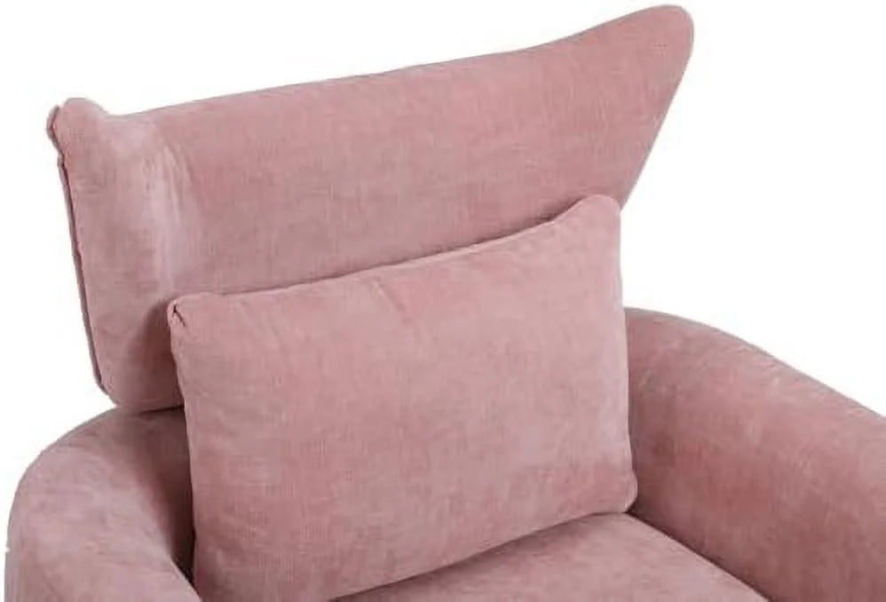 Swivel Accent Chair with Lumbar Pillow S331288