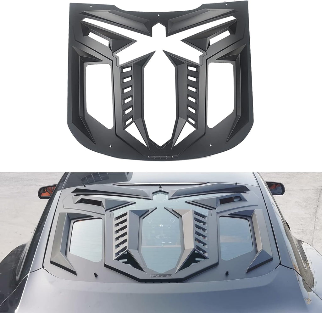 Rear Window Louvers ABS Material Matte Black B608