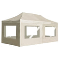 Cream Aluminium Folding Party Tent with Walls F930