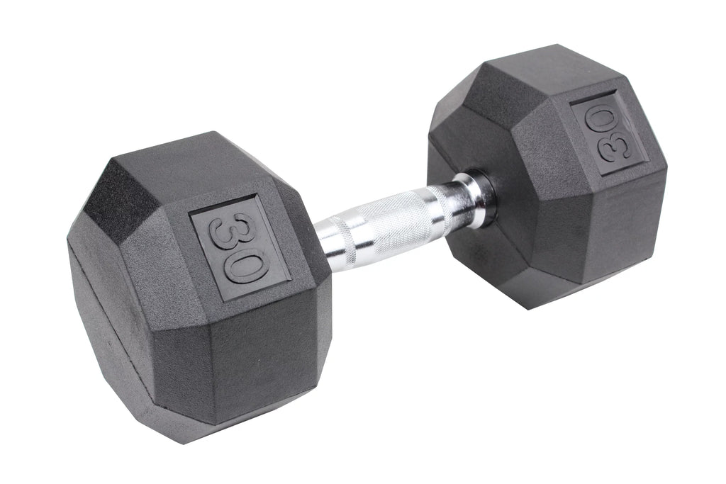 5 Lbs. Pair Rubber Coated Hex Dumbbells H320